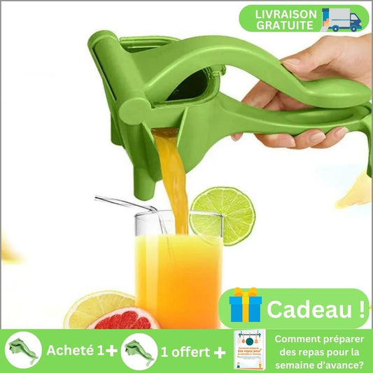 Presse-citron manuel multifonctionnel vert Ju479, 1 pièce, non électrique, pour fruits et légumes - Cuisine GPlus